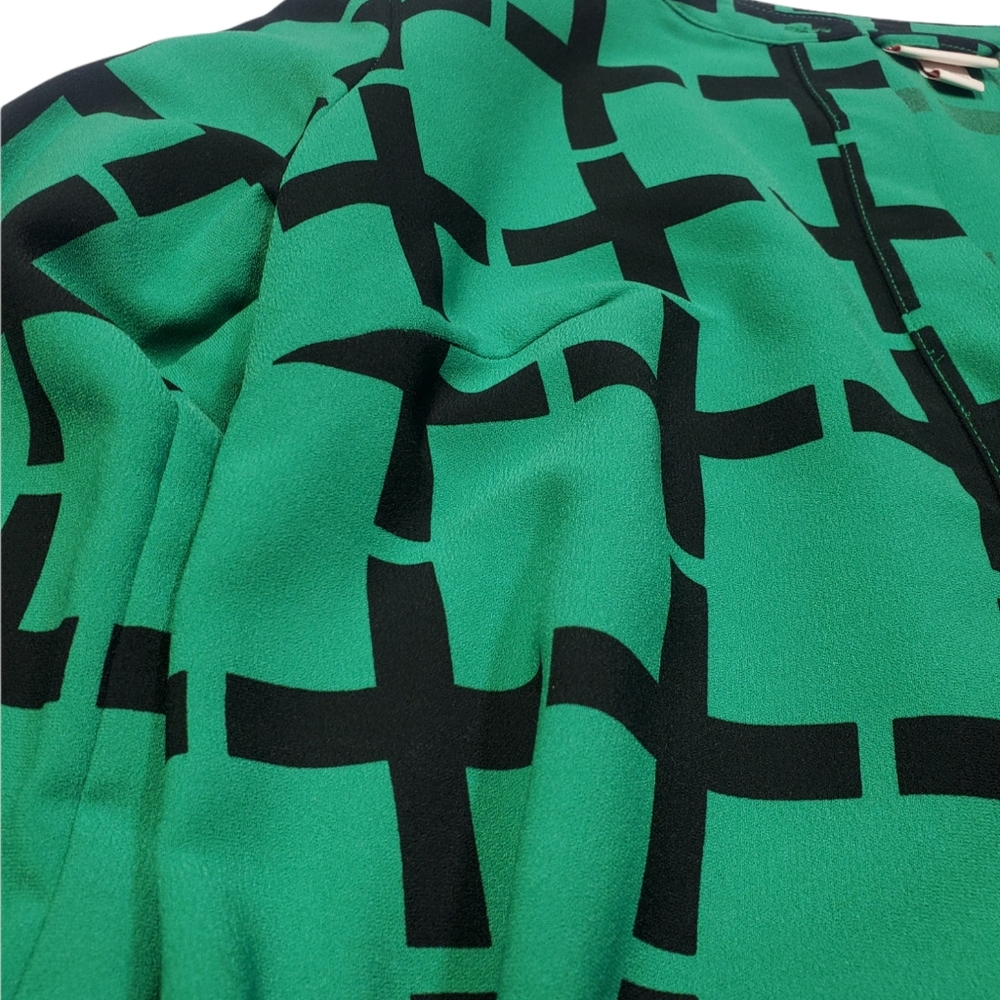 Merona green and black dress with pockets ! - Picture 3 of 5